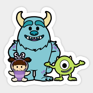 monsters inc group Sticker